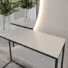 Furneo | Konsolentisch II - 100 cm - Weiß matt / Schwarz - Produktbild-Vorschau 3