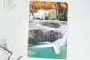MuchoWow® Mauspad Mousepad Wald - Wasserfall - Herbst 40x60 Produktbild-Vorschau 5
