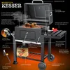 KESSER® Grill Grillwagen XXL Holzkohlegrill mit Deckel, Produktbild-Vorschau 3