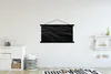 MuchoWow® Textilposter Wellen - Wasser - Schwarz - Weiß Produktbild-Vorschau 2