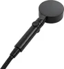 A black hand shower head with a hose attached, shown against a white background. Náhled obrázku produktu