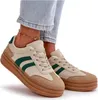 Damen Plateau-Sneaker in Beige-Grün Nesonice 37 Produktbild-Vorschau 1