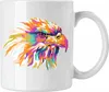 Trendation - Adler Polygon Tasse Geschenk Adler-Fans Bunt Produktbild-Vorschau 1