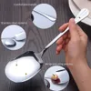 Zwei Servierlöffel aus Edelstahl,Servierlöffel mit Langen Produktbild-Vorschau 5