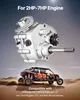A transmission clutch assembly is shown above a UTV in a desert environment. Voir les images du produit