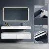 doporro Waschbecken-Unterschrank Badmöbel-Set in Weiß matt Produktbild-Vorschau 7