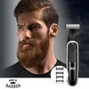 Tondeuse à barbe et corps rechargeable avec 4 sabots, noire Voir les images du produit 4