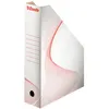 Porte-revues A4 Esselte Standard, carton, dos 8 cm, blanc Voir les images du produit 2