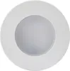 A close-up, top-down view of a white LED recessed light fixture against a white background. Produktbild-Vorschau