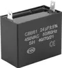 A black capacitor with silver terminals is shown against a white background. Náhľad obrázku produktu