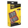 A product box for a Felo Smart screwdriver set, showing the open case with screwdrivers inside and a T-handle screwdriver outside. Produktbild-Vorschau
