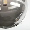 Isorella Wandlampe aus Metall/Glas in Schwarz/Rauch Produktbild-Vorschau 3