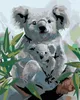 Zuty - Malen nach Zahlen - KOALABÄR MIT EINEM JUNGEM, 40x50 Produktbild-Vorschau 1
