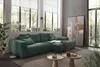 KAWOLA Sofa MIKA Ecksofa XL Cord smaragd Longchair rechts Produktbild-Vorschau 2