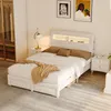 UnboxG Polsterbett 140x200cm mit Schublade, Stauraumbett Produktbild-Vorschau 1