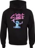 Disney Lilo and Stitch Hoodie XL Schwarz Uni Script Produktbild-Vorschau 4