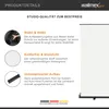 walimex pro Panneau enroulable Fond 210x220cm blanc Voir les images du produit 3