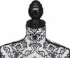 vidaXL Donna Busto Sartoriale Bambola Torso Nero Bianco Anteprima dell’immagine prodotto 10
