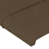 vidaXL Kopfteil mit Ohren Dunkelbraun 103x23x118/128 cm Produktbild-Vorschau 6