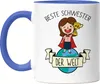 Beste Schwester Der Welt Tasse Blau Lieblingsschwester Produktbild-Vorschau 1