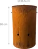 Relaxdays Braciere, acciaio Corten, effetto ruggine, A x P: Anteprima dell’immagine prodotto 4