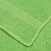 vidaXL Serviettes FROGN, lot de 2, vert pomme, 100 x 200 Voir les images du produit 5