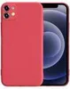 A red iPhone case is shown next to an iPhone. Produktbild-Vorschau