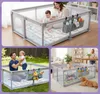 Laufstall Baby 120x180cm, Laufgitter Baby mit Matratze und Produktbild-Vorschau 5