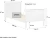 Lit en bois simple Lit enfant 90x200 Jeunesse de lit massif Voir les images du produit 6