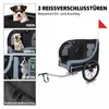 Hondenfietskar tot 40 kg - Opvouwbaar - Incl. Regenscherm - Productafbeelding-voorbeeld 6