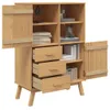 Credenza OLDEN Brown 85x43x125 cm in legno massiccio di Anteprima dell’immagine prodotto 4