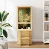vidaXL Terrarium Braun 50 x 50 x 80 cm OSB Produktbild-Vorschau 4