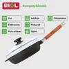 BIOL Głęboka patelnia żeliwna 24 cm ze szklaną pokrywką i Podgląd zdjęcia produktu 4