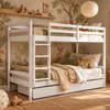 Homestyle4u Etagenbett 90x200 Kinder Hochbett mit Produktbild-Vorschau 1
