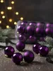 Weihnachtskugeln 30 Kugeln mit Spitze Purple Symphony Produktbild-Vorschau 2