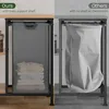 EUGAD Badregal mit Wäschekorb, für Badezimmer Waschküche, Produktbild-Vorschau 7