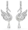 Swarovski Ohrringe Damen Swan Silberfarben 5723388 Produktbild-Vorschau 3