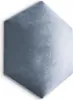 A single hexagonal upholstered wall panel, likely a decorative element for a wall or headboard. Anteprima dell’immagine prodotto