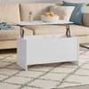 vidaXL Couchtisch Weiß 102x55,5x52,5 cm Holzwerkstoff Produktbild-Vorschau 2