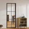 interiérové dveře vidaXL ESG sklo a hliník 76x201,5 cm Náhled obrázku produktu 2