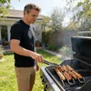 Drehbarer Hot-Dog-Grillrost aus Edelstahl für gleichmäßiges Produktbild-Vorschau 4