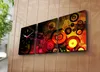 Opviq, 3P3040CS- CLA3607, Bunt, Wanduhren, 96 x 40 cm, 100% Produktbild-Vorschau 2