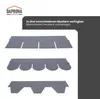 DAPRONA 20x Bitumen Dachschindeln Rechteck Grau 1 m x 32 cm Produktbild-Vorschau 6