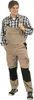 Planam Latzhose Canvas 320 Gr. 64 khaki/schwarz Produktbild-Vorschau 12