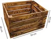7-er Set - Vintage Holzkisten Geflammt – 50x40x30 cm (4 Produktbild-Vorschau 3
