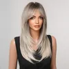 SassyGoods® Parrucca biondo platino con strati - parrucche Anteprima dell’immagine prodotto 6