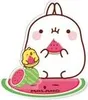 Molang - Watermelon - Acrylfigur Produktbild-Vorschau 2