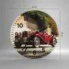 Wanduhr - Rund - Glasuhr - Mg Rot Auto - 30x30cm - Produktbild-Vorschau 3