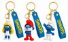Schlüsselanhänger Schlümpfe mit PVC-Figur und Band – 1 von Produktbild-Vorschau 1