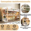 Merax Etagenbett 90x200cm mit Treppe, Hochbett mit Produktbild-Vorschau 4